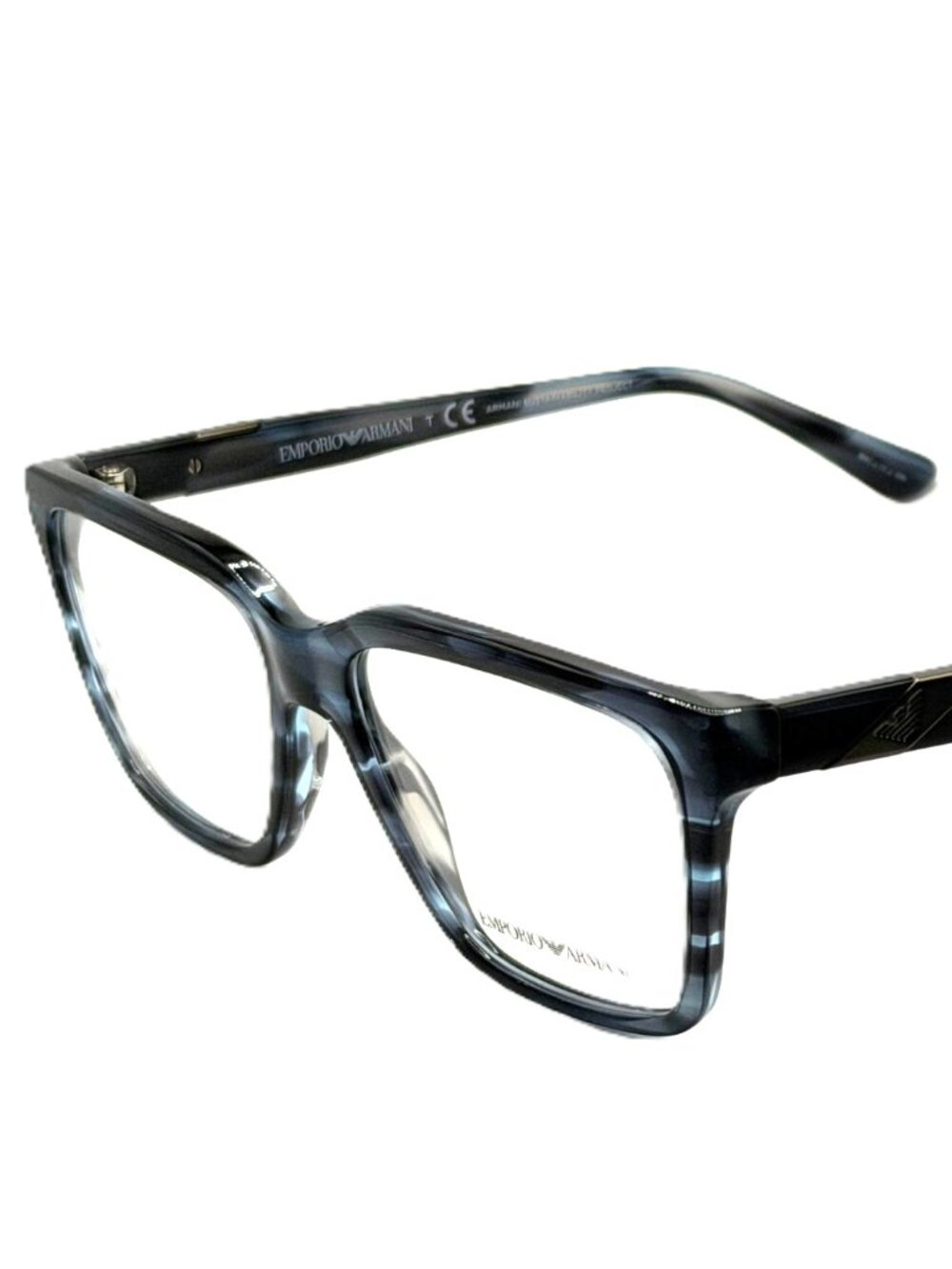 EMPORIO ARMANI EA 3194 5310 STRIPED BLUE MEN EYEGLASSES 56MM 17 145